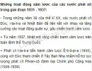 Các nước phát xít trong giai đoạn 1931-1937 đã có những hoạt động xâm lược nào?