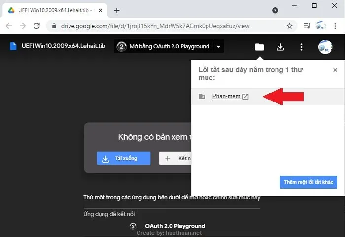 Mẹo tải File Google Drive khi File vượt quá giới hạn lượt tải 5